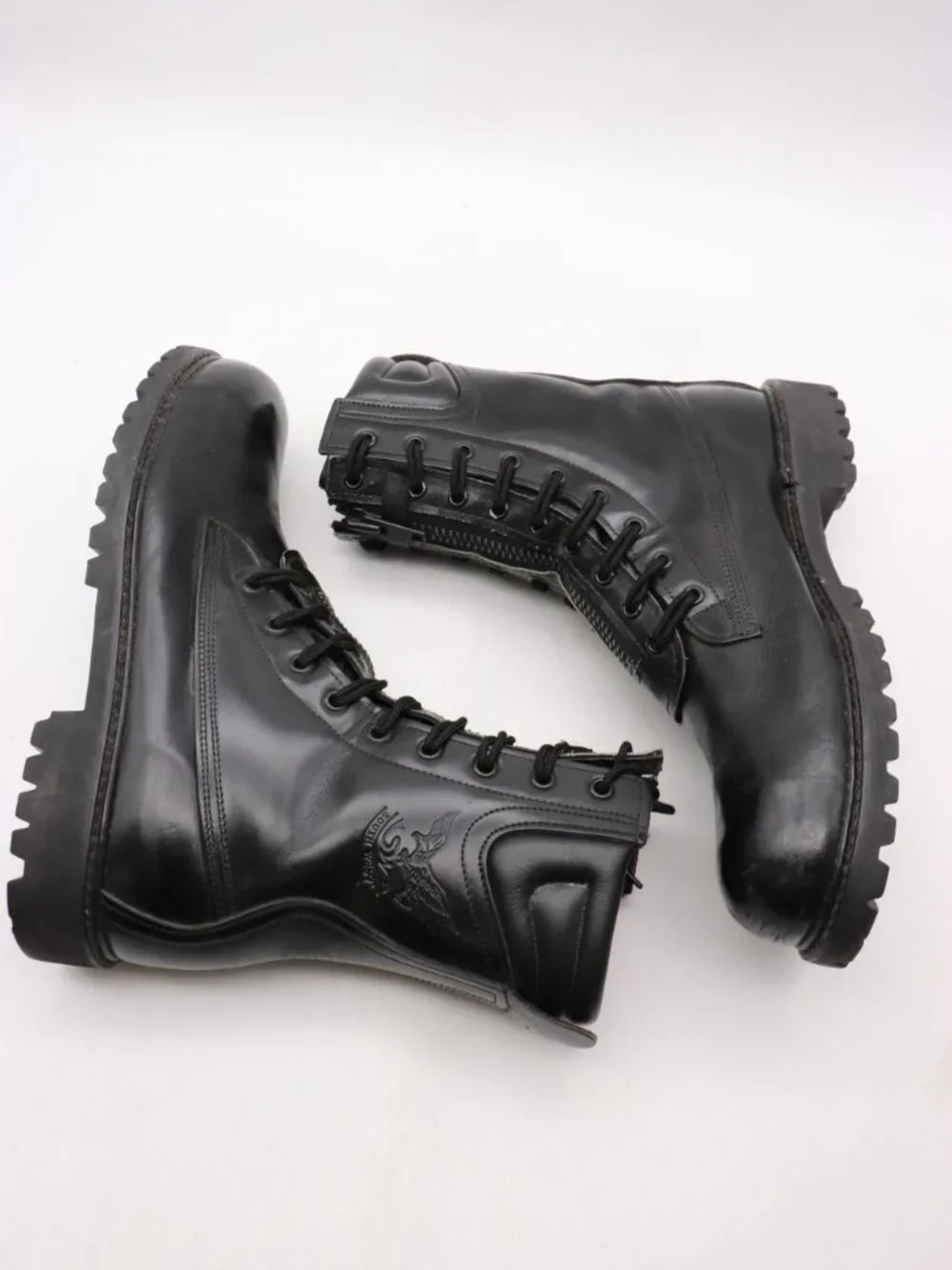 Southwest Boot Co Firefighting Steel Toe Boots Men’s 9.5 E Black Leather Vibram